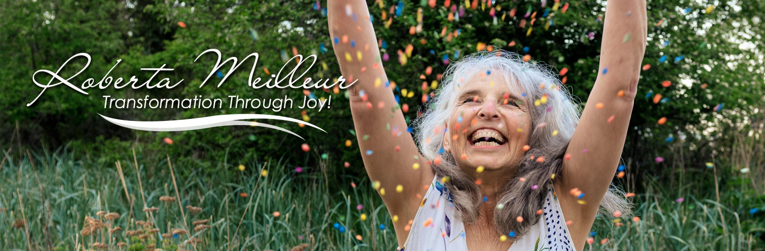 roberta meilleur banner, roberta throwing confetti